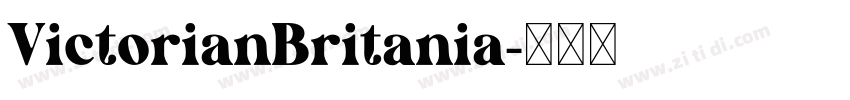 VictorianBritania字体转换