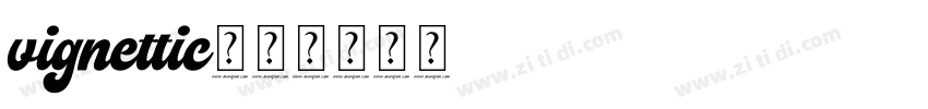 vignettic字体字体转换