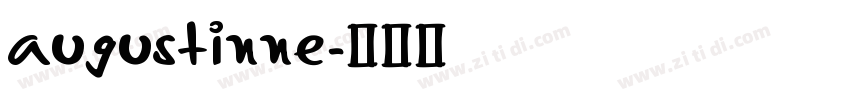 augustinne字体转换