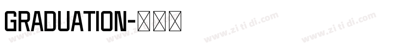 Graduation字体转换
