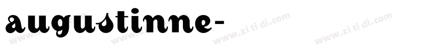 augustinne字体转换