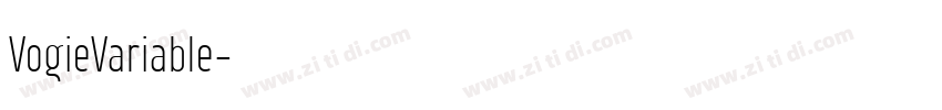 VogieVariable字体转换