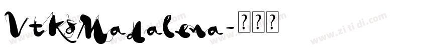 VtksMadalena字体转换