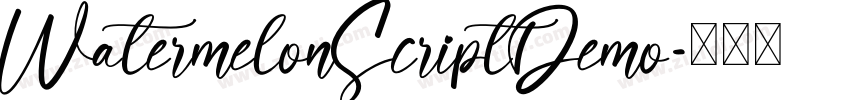 WatermelonScriptDemo字体转换