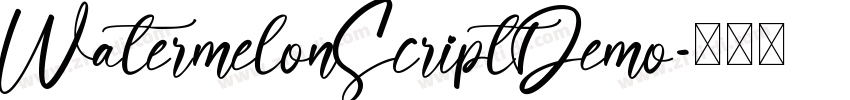 WatermelonScriptDemo字体转换