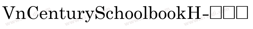 VnCenturySchoolbookH字体转换
