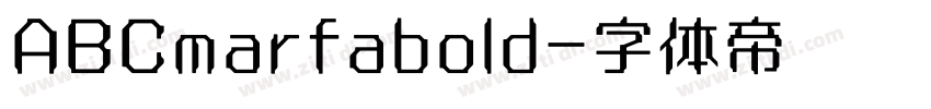 ABCmarfabold字体转换
