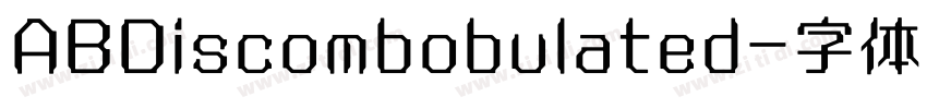 ABDiscombobulated字体转换