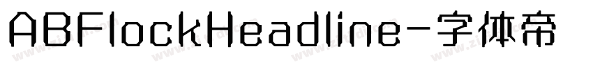 ABFlockHeadline字体转换