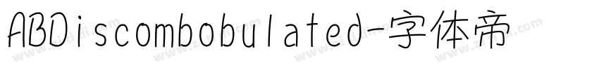 ABDiscombobulated字体转换