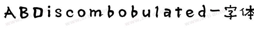 ABDiscombobulated字体转换
