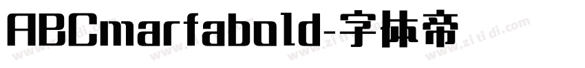 ABCmarfabold字体转换