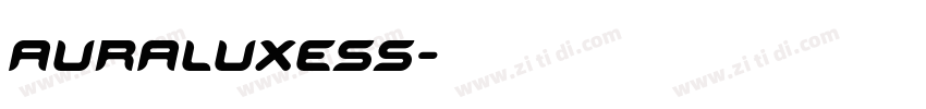 AURALUXESS字体转换
