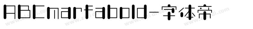 ABCmarfabold字体转换