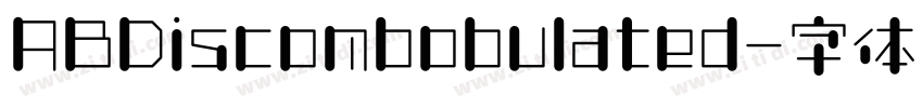 ABDiscombobulated字体转换
