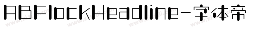 ABFlockHeadline字体转换