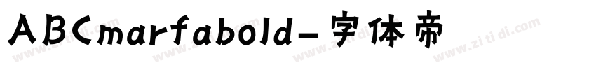 ABCmarfabold字体转换
