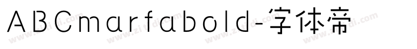 ABCmarfabold字体转换