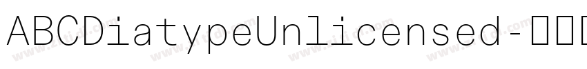 ABCDiatypeUnlicensed字体转换
