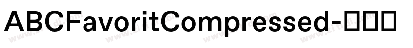 ABCFavoritCompressed字体转换