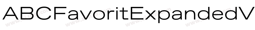 ABCFavoritExpandedVa字体转换