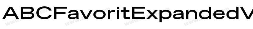 ABCFavoritExpandedVa字体转换