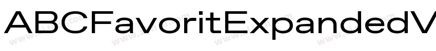 ABCFavoritExpandedVa字体转换