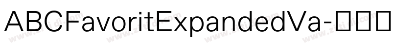ABCFavoritExpandedVa字体转换