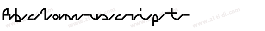 AbcIamuscript字体转换