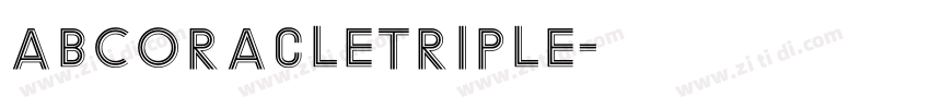 ABCOracletriple字体转换 ABCOracletriple字体转换