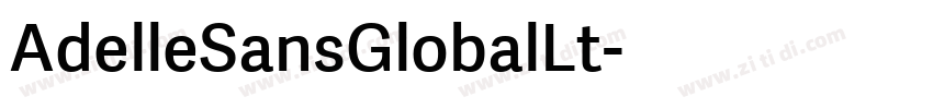 AdelleSansGlobalLt字体转换