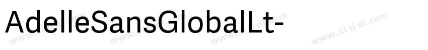 AdelleSansGlobalLt字体转换