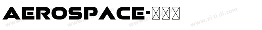 Aerospace字体转换