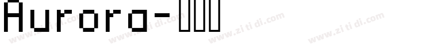 Aurora字体转换