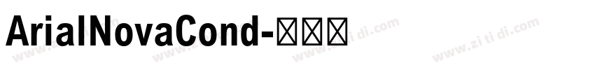 ArialNovaCond字体转换