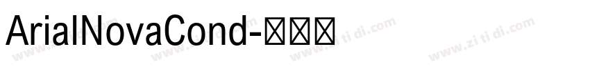 ArialNovaCond字体转换