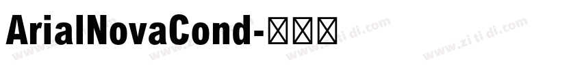 ArialNovaCond字体转换