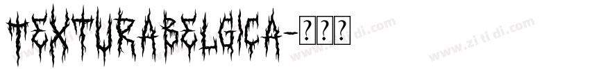TexturaBelgica字体转换