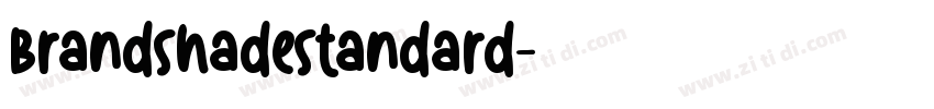BrandShadeStandard字体转换