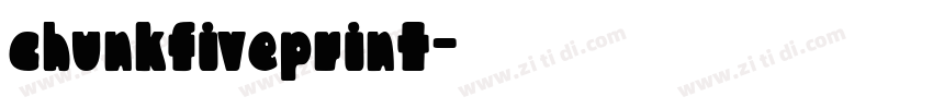 chunkfiveprint字体转换