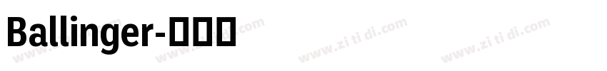 Ballinger字体转换