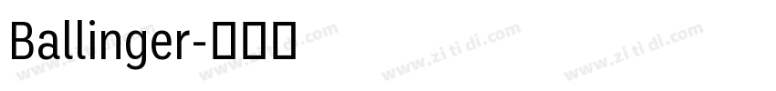 Ballinger字体转换