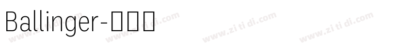 Ballinger字体转换