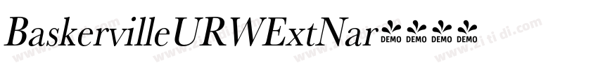 BaskervilleURWExtNar字体转换