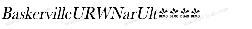 BaskervilleURWNarUlt字体转换