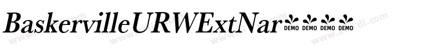 BaskervilleURWExtNar字体转换