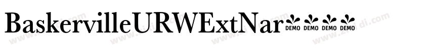 BaskervilleURWExtNar字体转换
