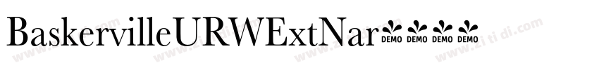 BaskervilleURWExtNar字体转换