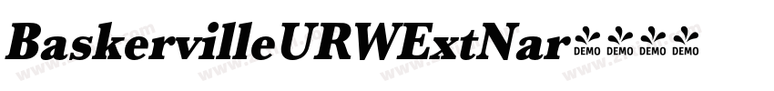 BaskervilleURWExtNar字体转换