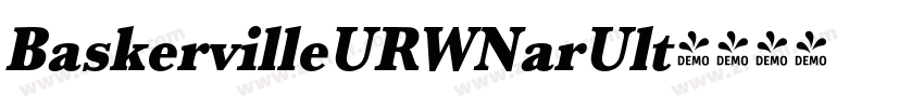 BaskervilleURWNarUlt字体转换